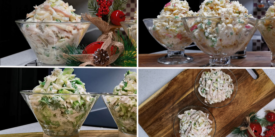 Раньше про эти салаты даже не знала, а теперь готовлю на каждый праздничный стол. Новые рецепты, которым нет равных по простоте и вкусу