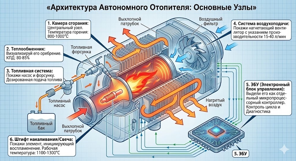 Основные узлы автономки
