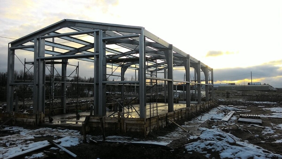 БЫСТРОВОЗВОДИМАЯ КУРИННАЯ ФЕРМА 8 Х 24 Х 4 В Г. РУЗА, РОССИЯ