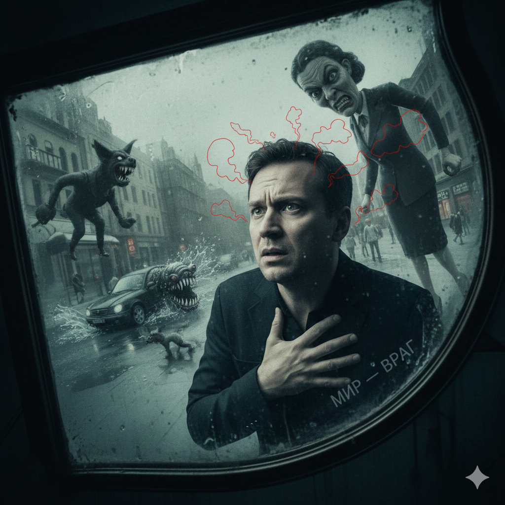 Мир представляет угрозу, когда на самом деле угроза "сидит" в нашей голове.