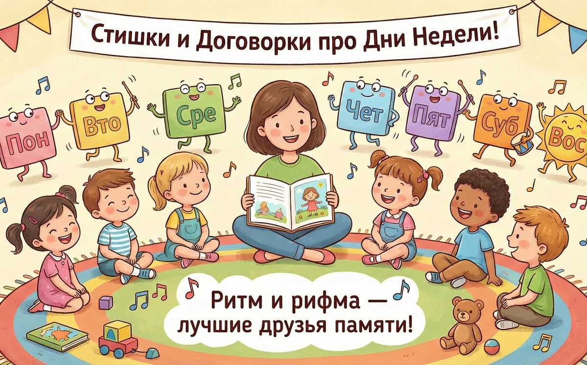 Дети учат стихи через песни