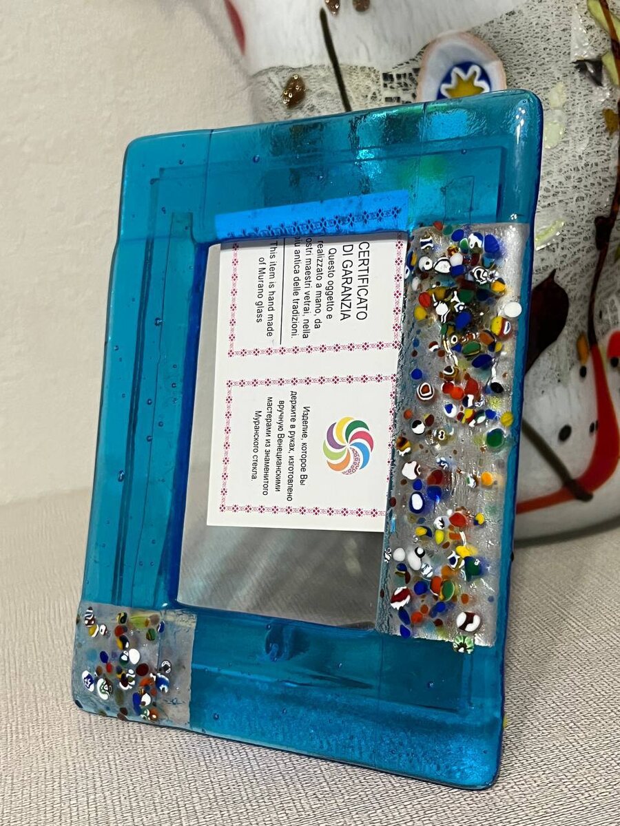 Фоторамка из муранского стекла - MURANO CLUB