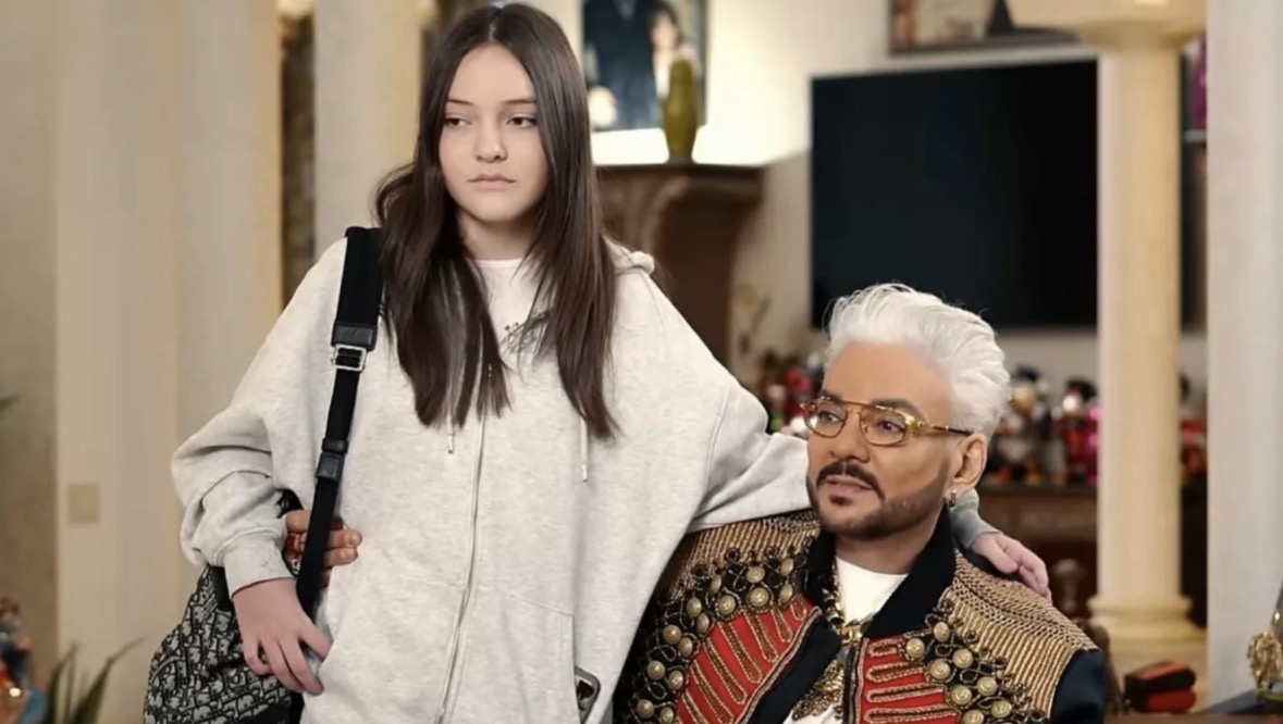 Филип Киркоров с дочерью.