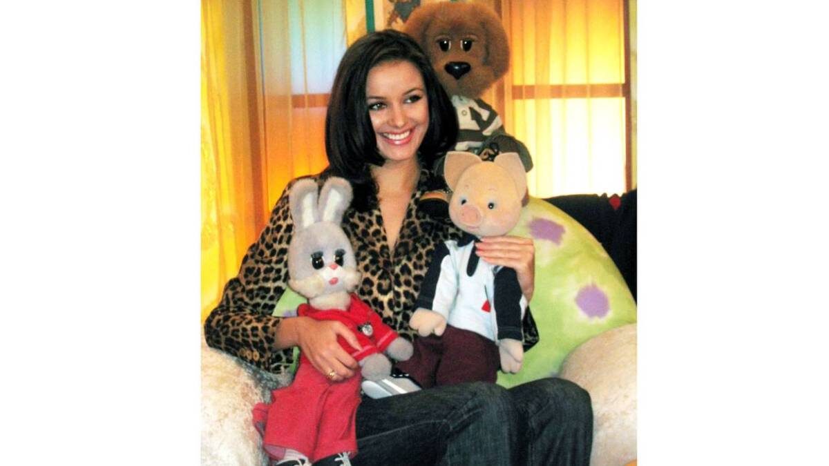    Модель Оксана Федорова на съемке своих первых выпусков / Фото: Иван Петров / ТАСС