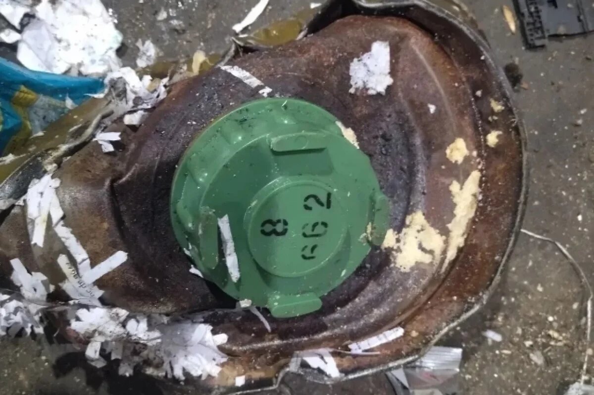    В Иванове в мусоре нашли дымовую шашку, похожую на мину