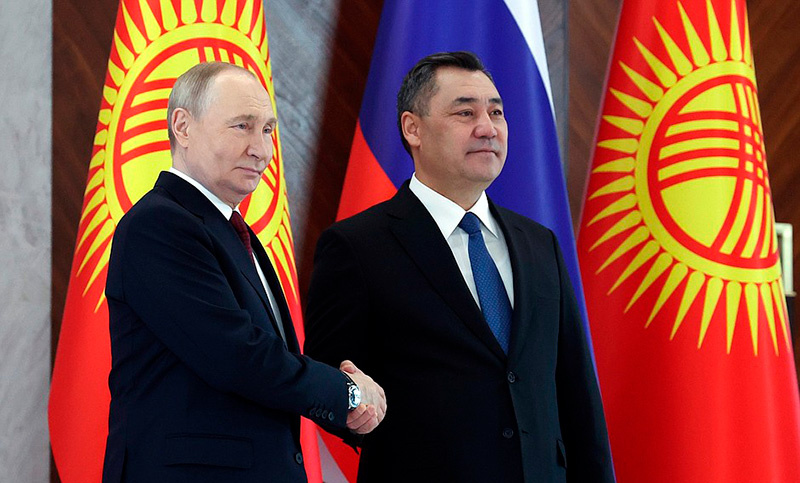 Владимир Путин и Садыр Жапаров. Фото с сайта kremlin.ru