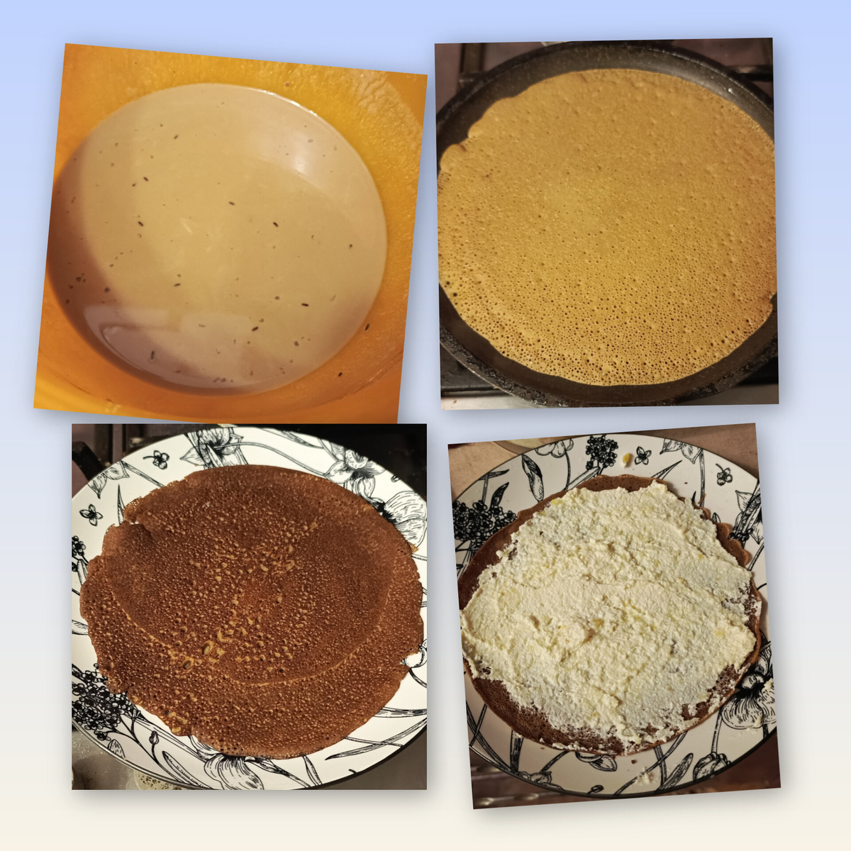 Фотки по очерёдности приготовления.