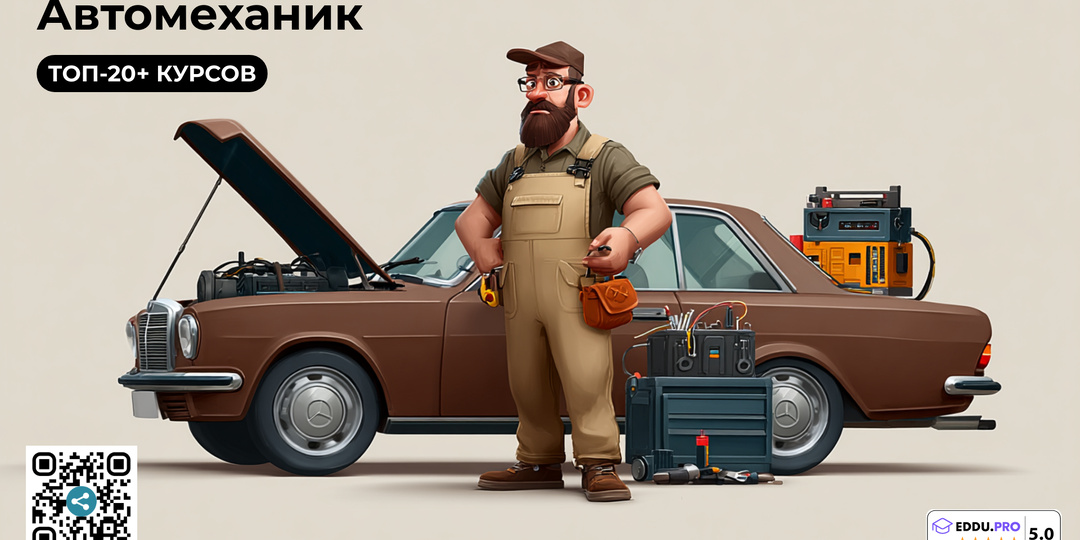 ТОП-20: Курсы Автомеханика (2025) +Бесплатные — Обучение с нуля