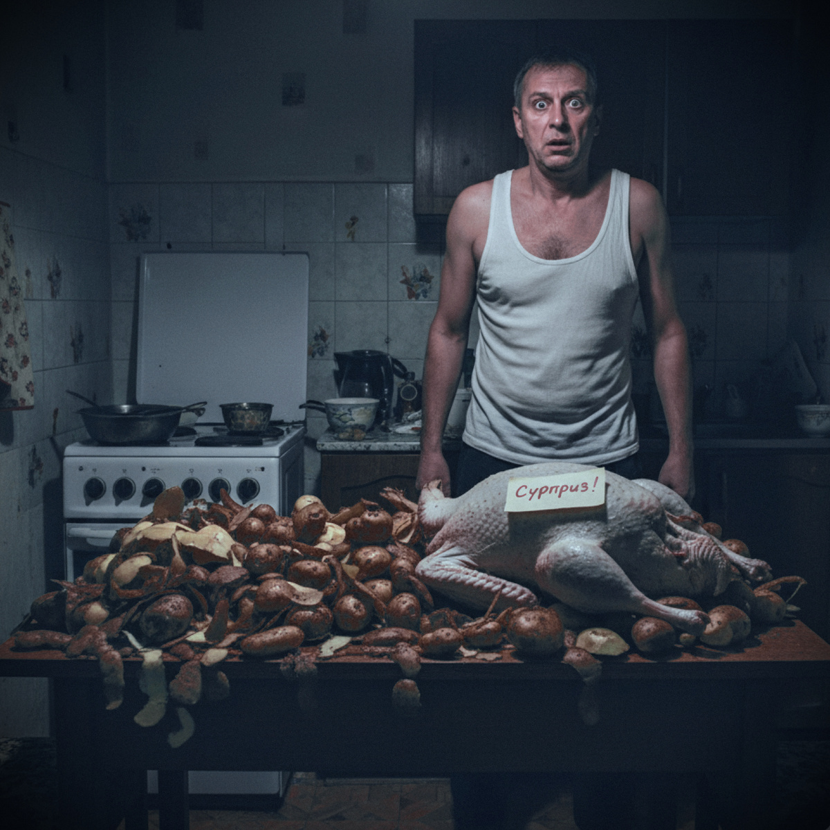 Свекровь требовала гуся и холодец, а муж играл в танки, пока я была на сутках. Я выполнила их просьбу так, что родня прокляла этот Новый год