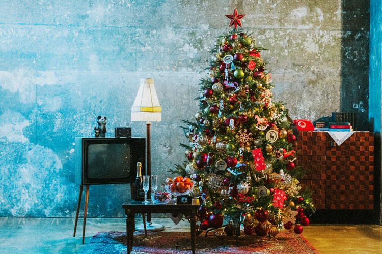 Елка в ретро стиле (яндекс картинки)