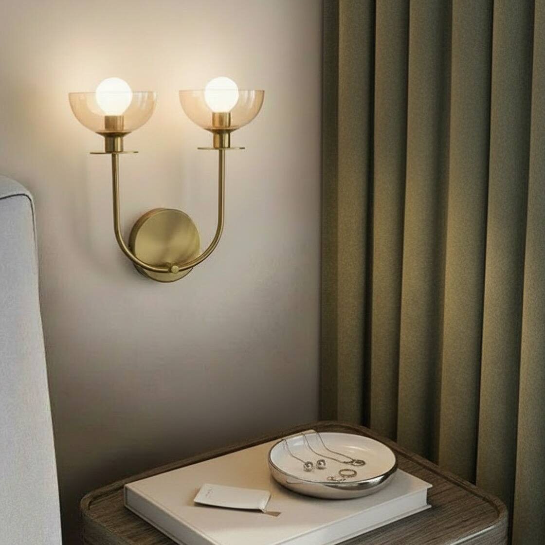 Бра Alora Mood SYLVIA ALM-SYLVIA-2WB-BG-CL