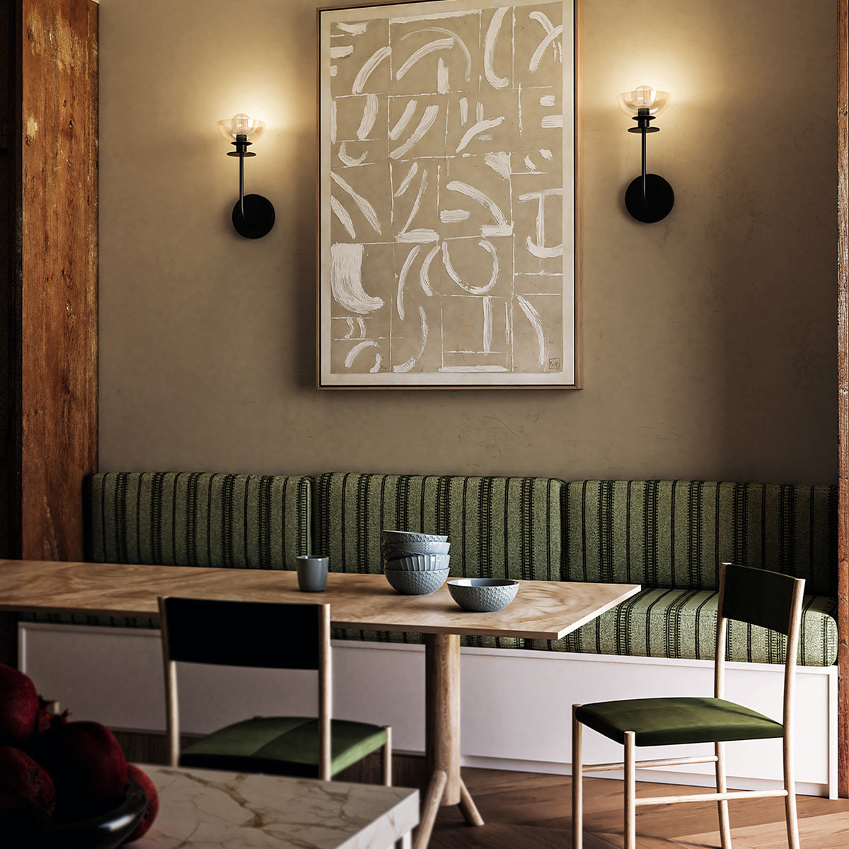 Бра Alora Mood SYLVIA ALM-SYLVIA-1WB-BK-CL