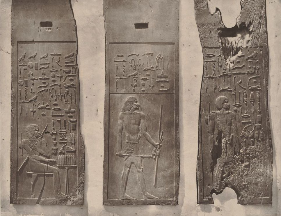 Деревянные панели из гробницы