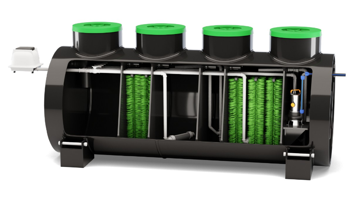 Устройство септика Диамант