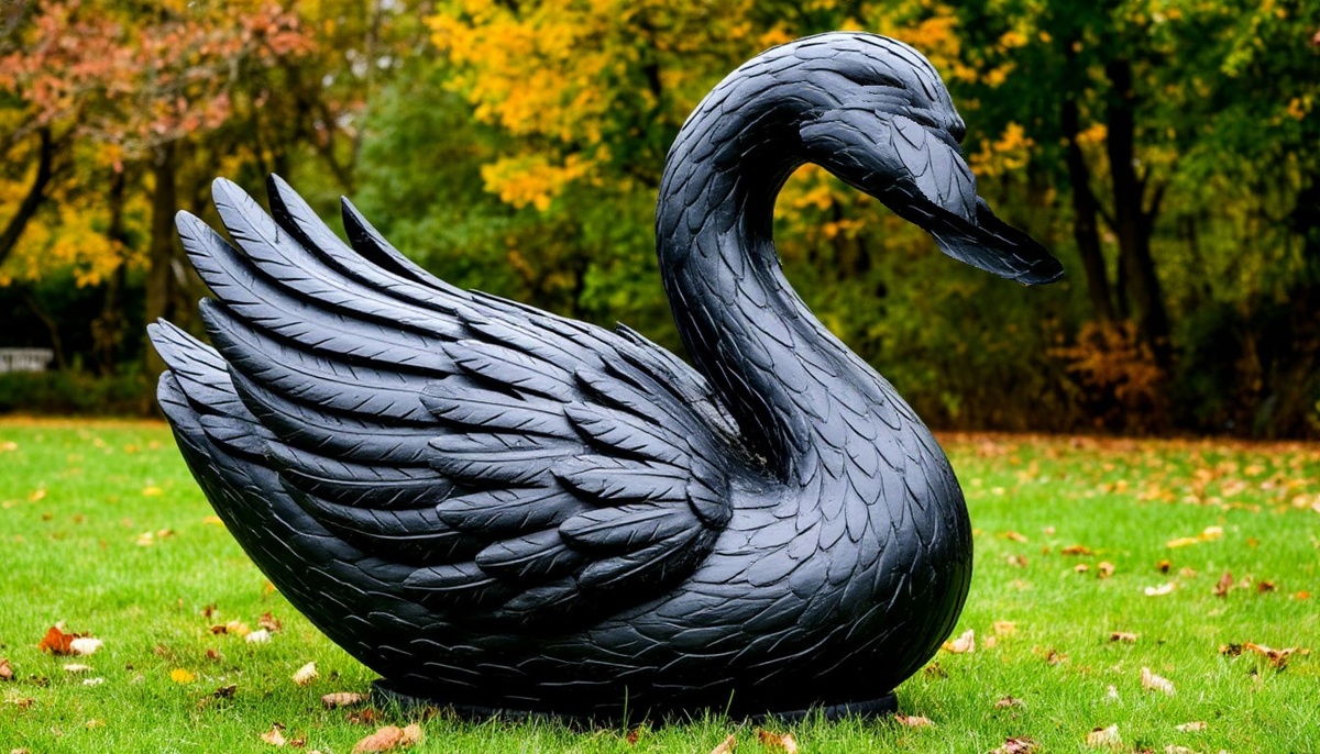 Будем считать, что это лебедь из покрышек =)