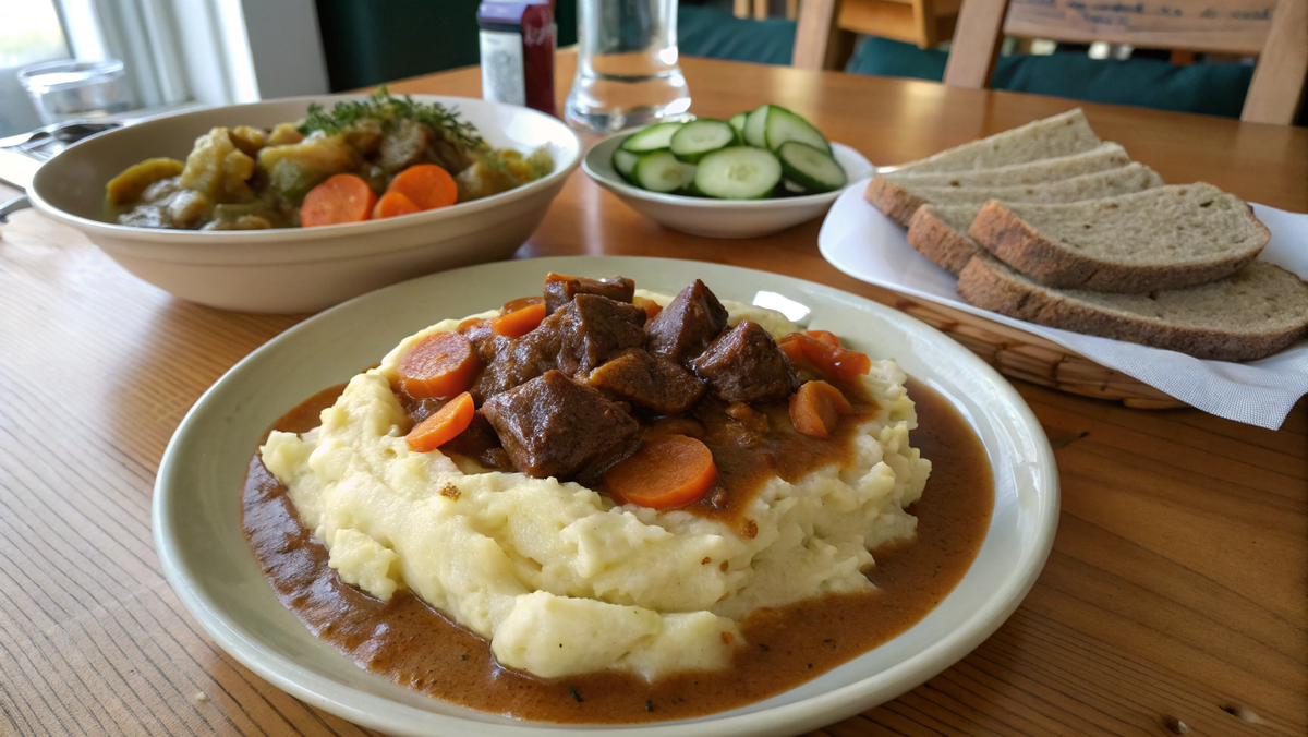 Уютный обеденный стол. 