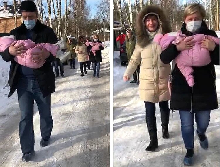 Встреча в Балашихе - это первый раз, когда Сазоновы увидели своих деток вживую. ФОТО Личный архив