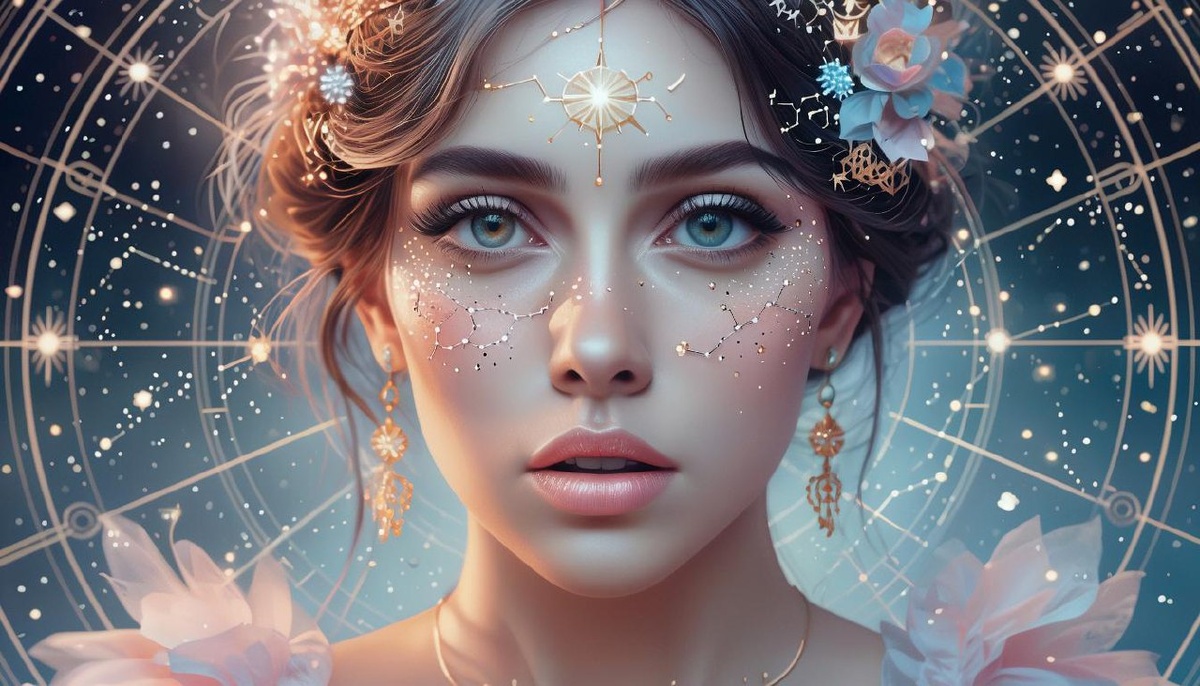 Астрология. Иллюстрация сгенерирована нейросетью