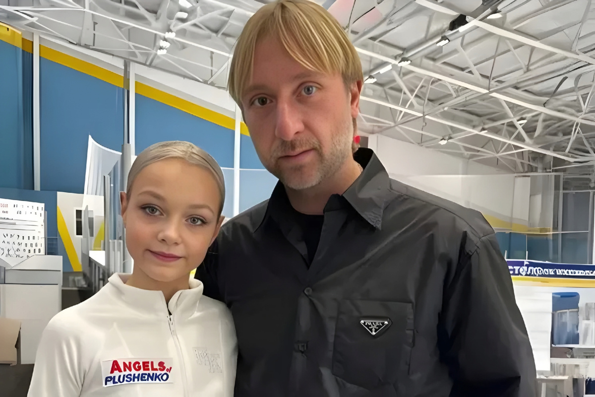 Елена Костылева и Евгений Плющенко. Фото: Соцсети