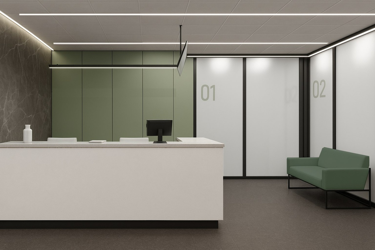 Дизайн проект центра имплантологии