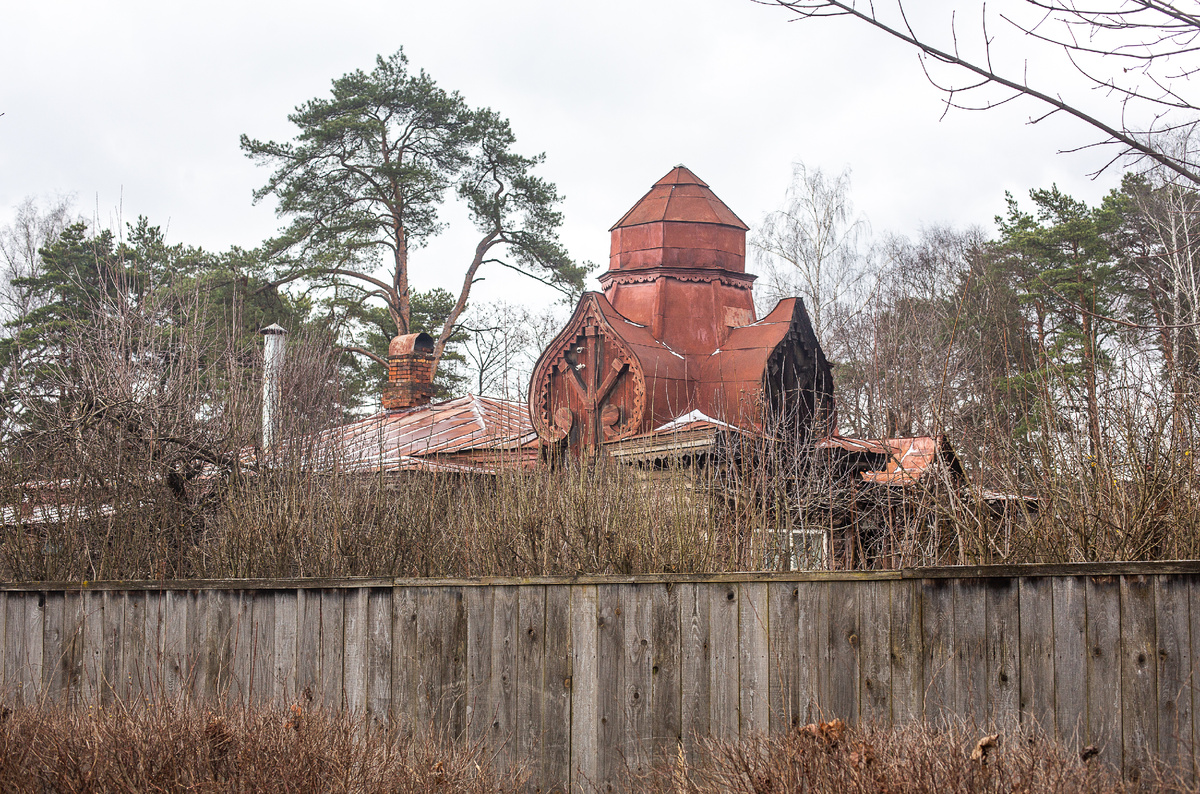 Дача Леоновых, постройка 1904-05 годов. Микрорайон Клязьма, Пушкино, Московская область. Фото автора статьи 