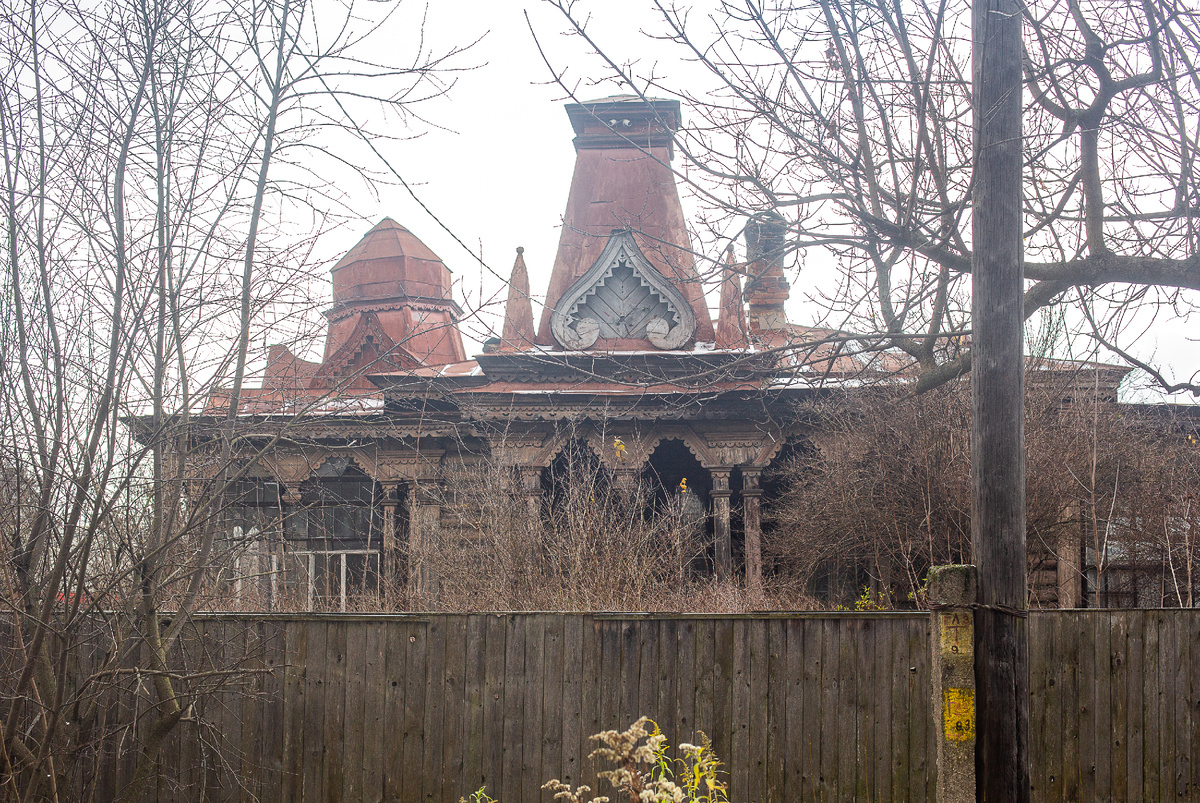 Дача Леоновых, постройка 1904-05 годов. Микрорайон Клязьма, Пушкино, Московская область. Фото автора статьи 