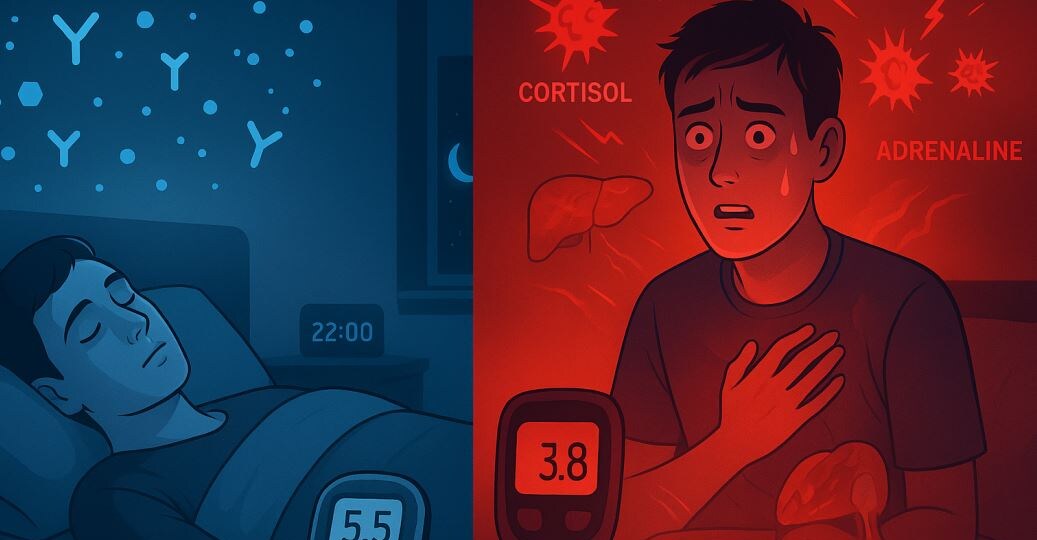 Просыпаетесь в 3 ночи и не можете уснуть? Проверьте инсулин, а не стресс
