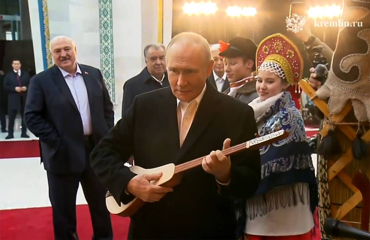 Скриншот видео телеграм-канала Кремль. Новости