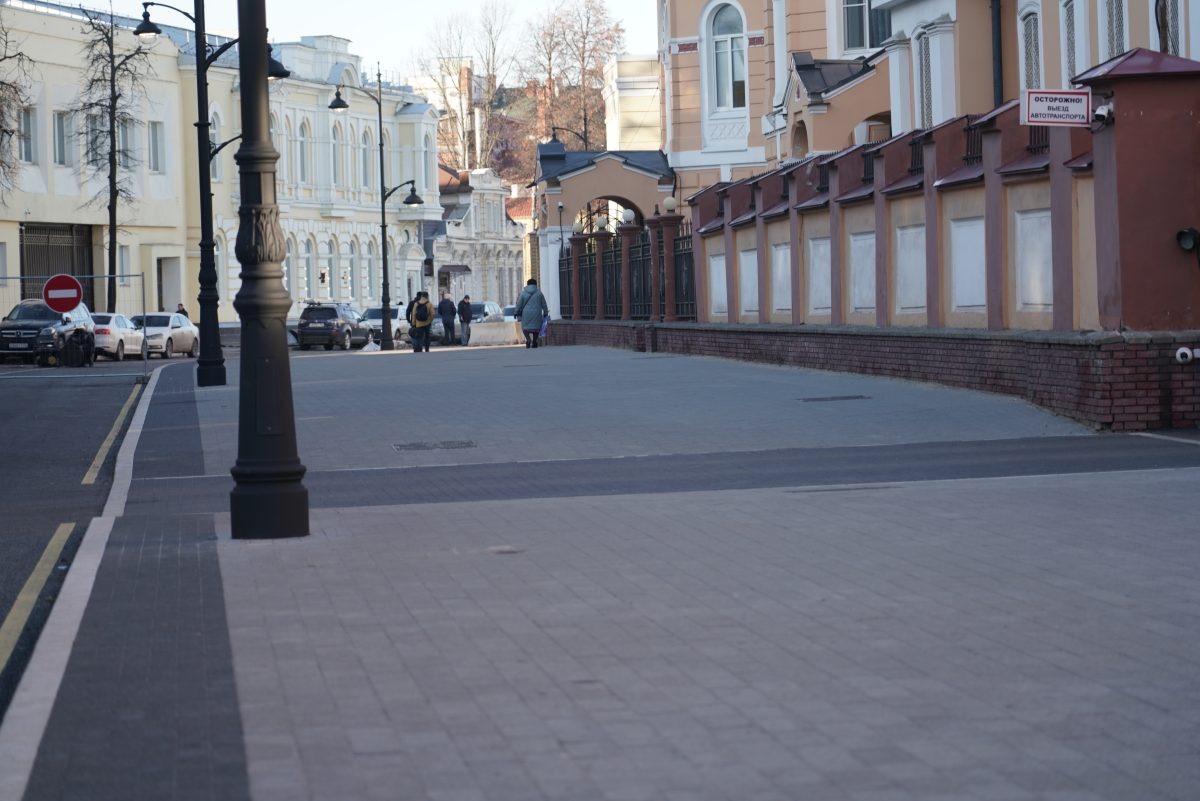    Пешеходным станет участок ул. Малой Покровской - от ул. Большой Покровской до ул. Архитектора Харитонова