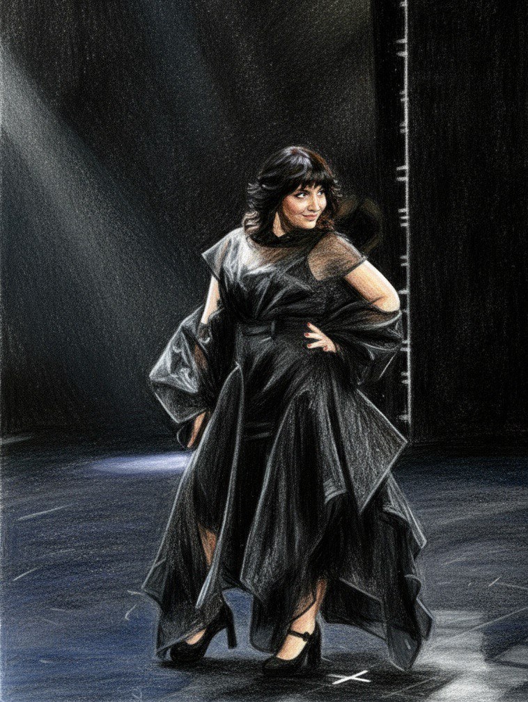 Показ одежды на конкурсе