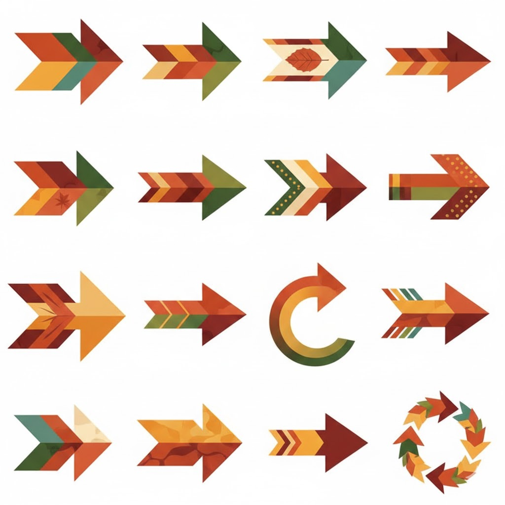 Стрелки осенние от мастерской "Диайн-Кит"