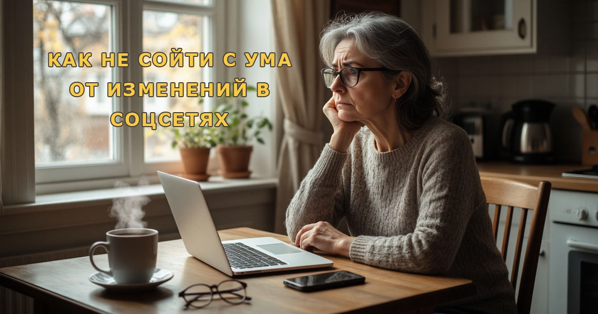 как не сойти с ума от изменений в соцсетях и сохранить своё спокойствие