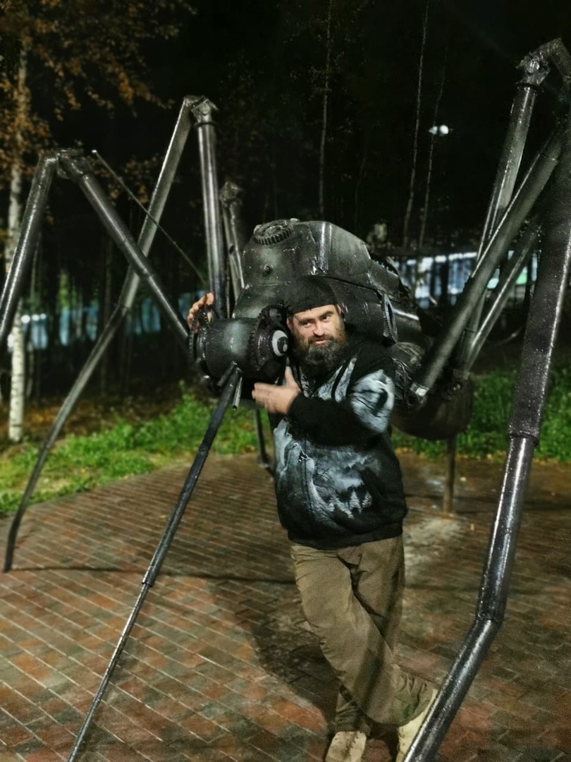 Памятник комару в центральном парке города Ноябрьск