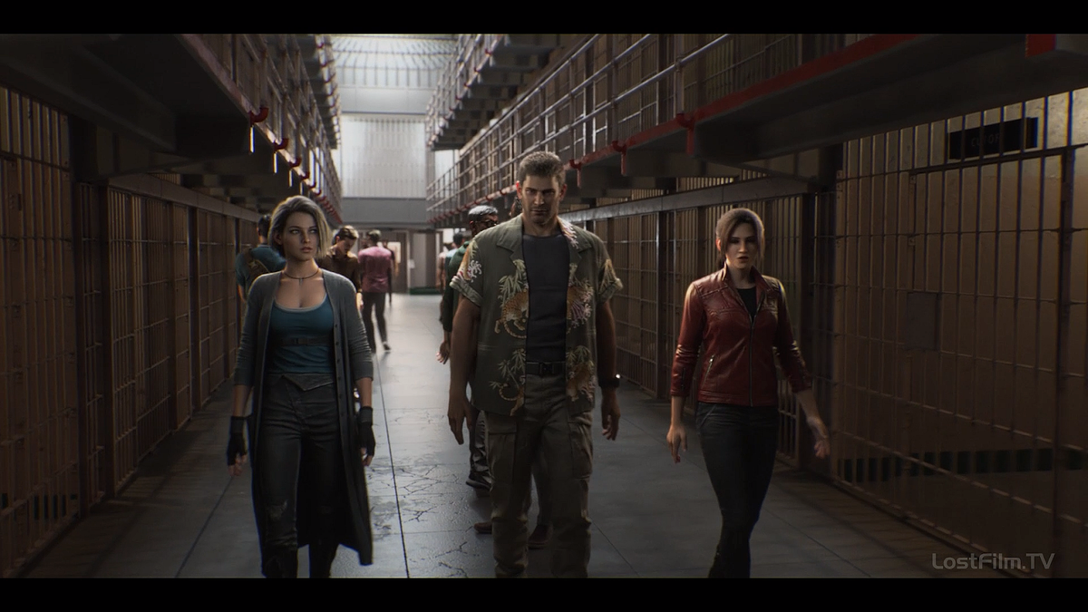 Кадр из мультфильма Обитель зла: Остров смерти (2023)