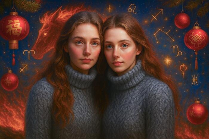 Близнецы и 2026 год Красной Лошади: подробный гороскоп на карьеру, любовь, финансы. Обложка © Chat GPT