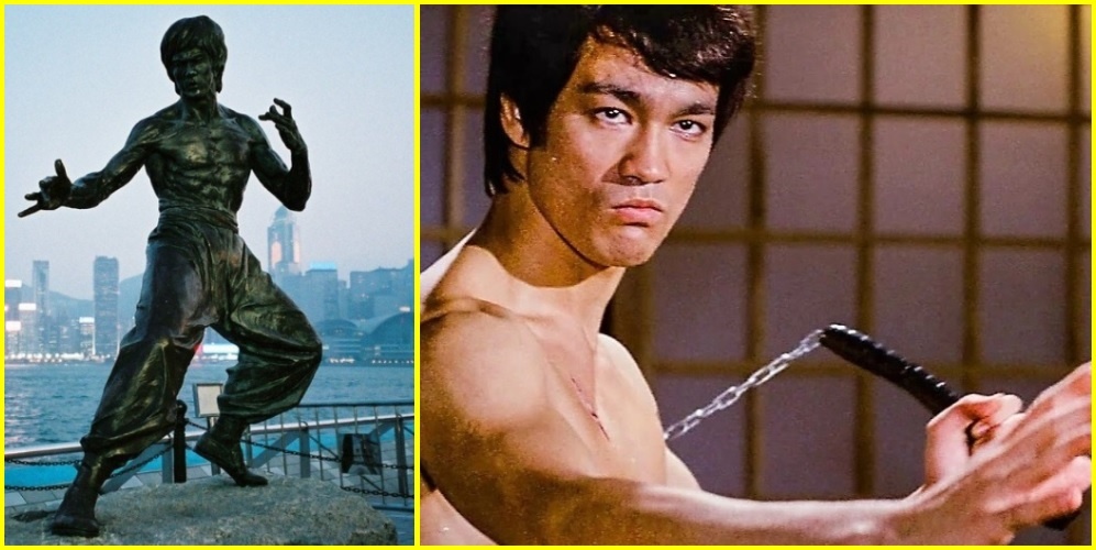 Памятник Брюсу Ли в Гонконге