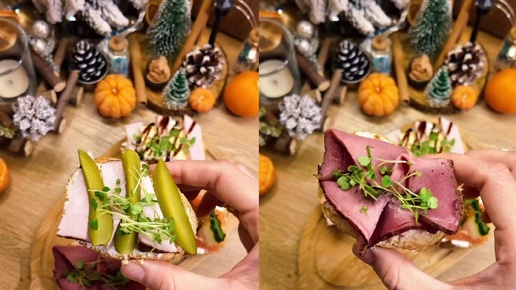 pili_cooking | 4 праздничные брускетты на новогодний стол 🎄 Красиво ...