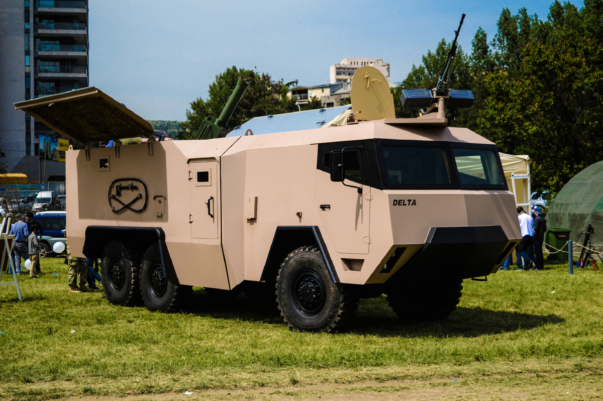 Миномет на выставке