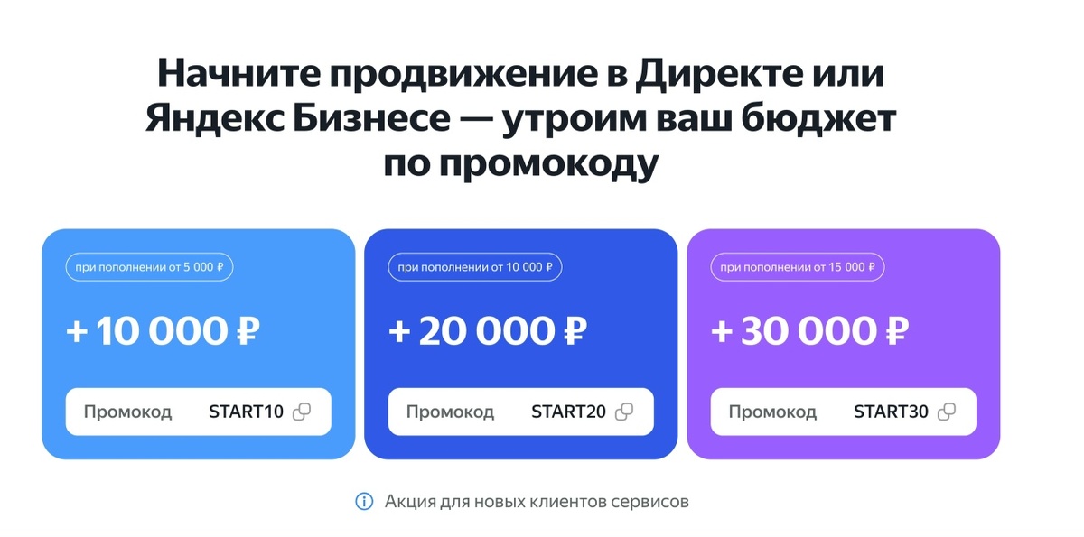 Промокод на Яндекс Рекламу ( декабрь 2025)