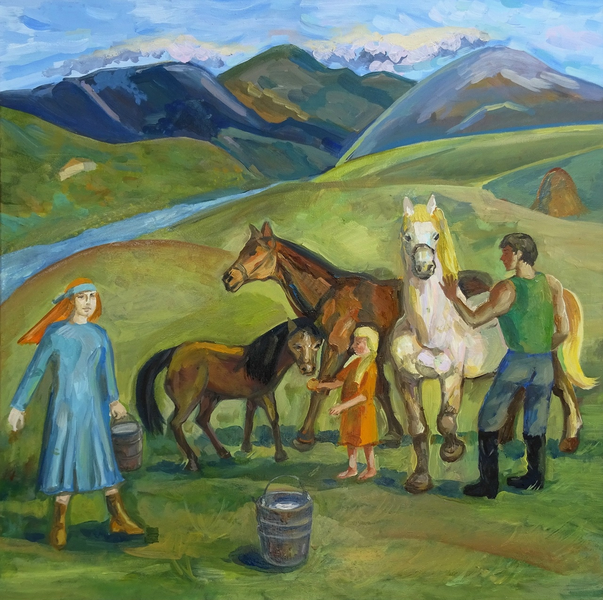 Фоос Маргарита, 15 лет; «Воспоминание о детстве», МАУ ДО «ОДШИ №3» МО г. Братска. Архив фестиваля.