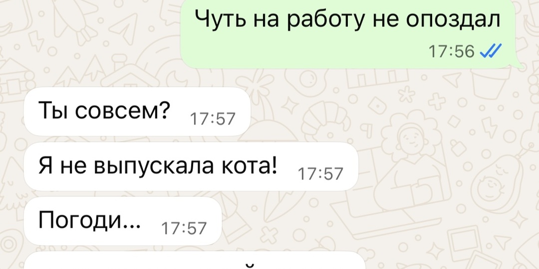 9 смешных переписок, которых не было бы, если не было бы кота