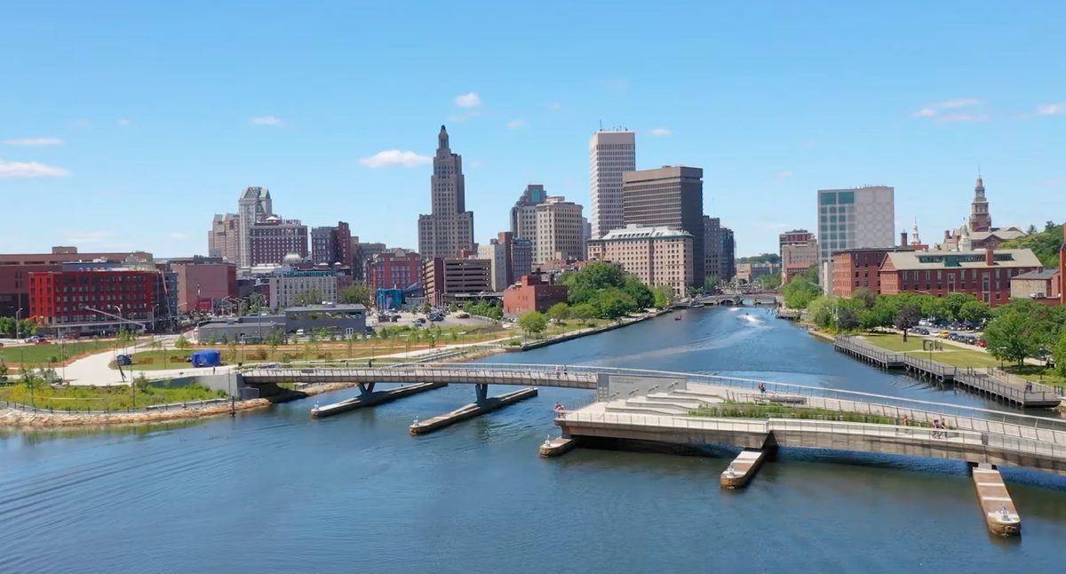 Вид на город