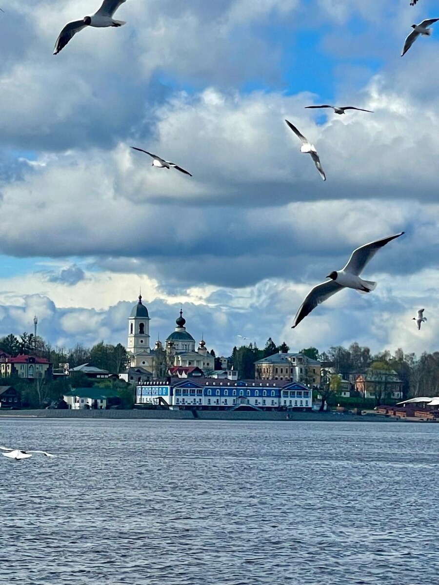 Мышкин с парома через Волгу © "Покажу Москву"