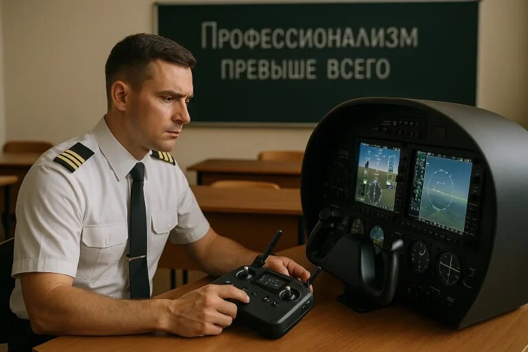    Что делает пилота настоящим профессионалом "Обученик"