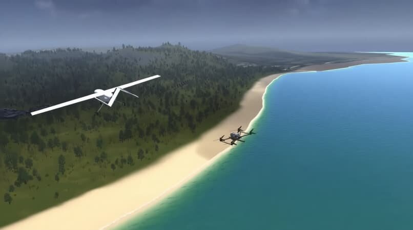   изображение из симулятора «Квадросим»