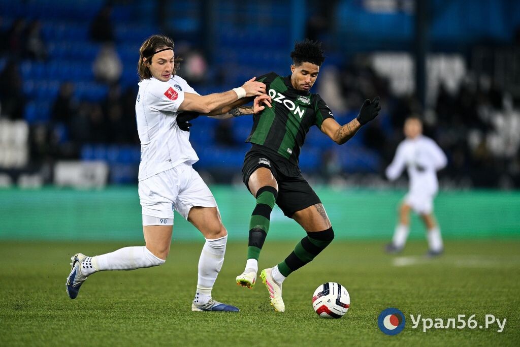    ФК «Оренбург» покидает верхнюю сетку Кубка России после матча с ФК «Краснодар» — 4:0
