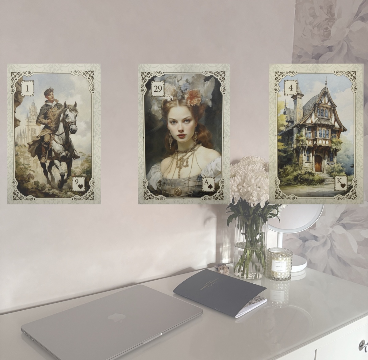 всадник-дама-дом