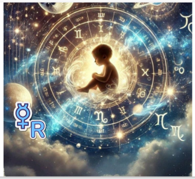 Во время рождения человека Меркурий бывает ретрограден