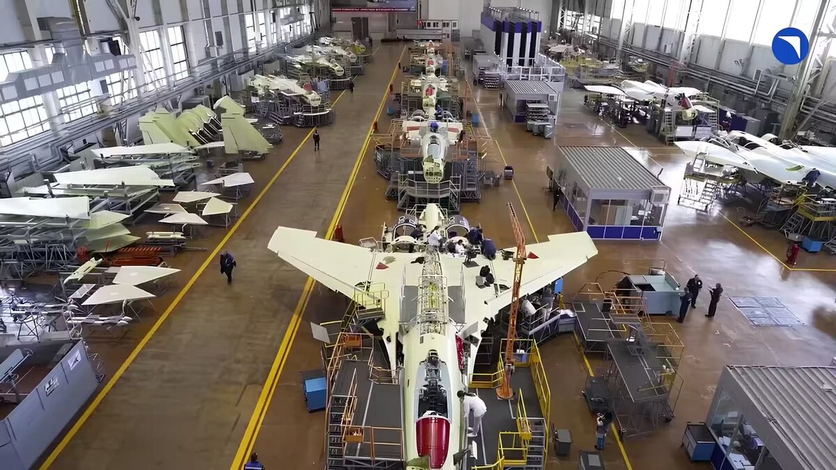   Сборка Су-57 и Су-35С на КнААЗ