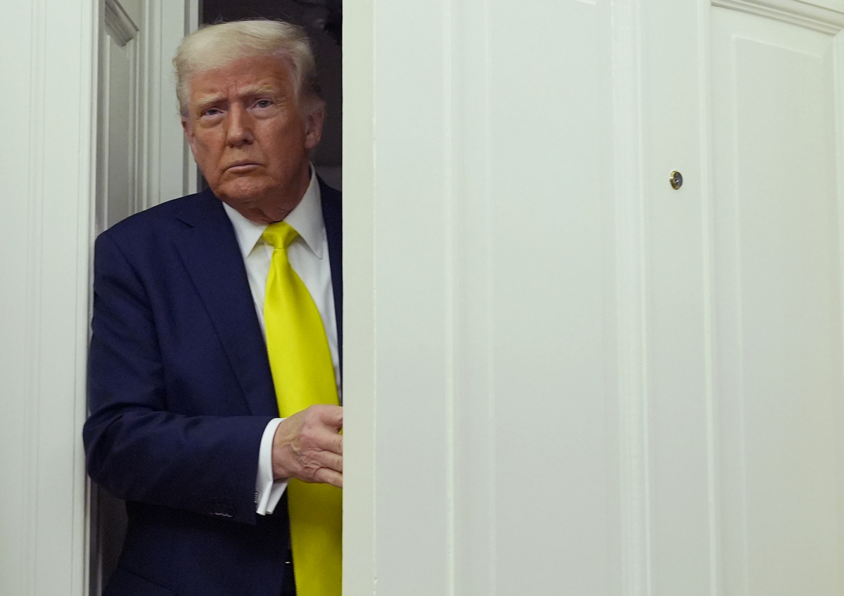 Испуганный Трамп